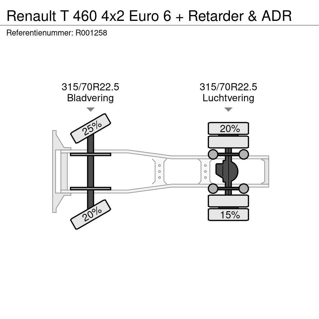 Renault T 460 4x2 Euro 6 + Retarder & ADR Vilcēji