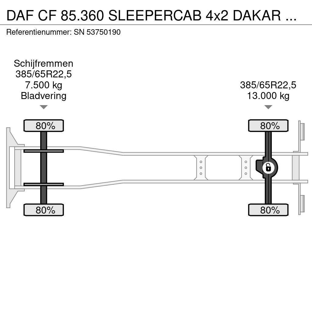 DAF CF 85.360 SLEEPERCAB 4x2 DAKAR EDUCATION TRUCK (ZF Furgons