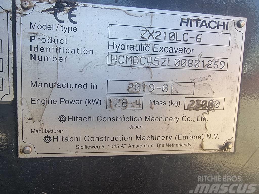 Hitachi ZX 210 LC N-6 Kāpurķēžu ekskavatori