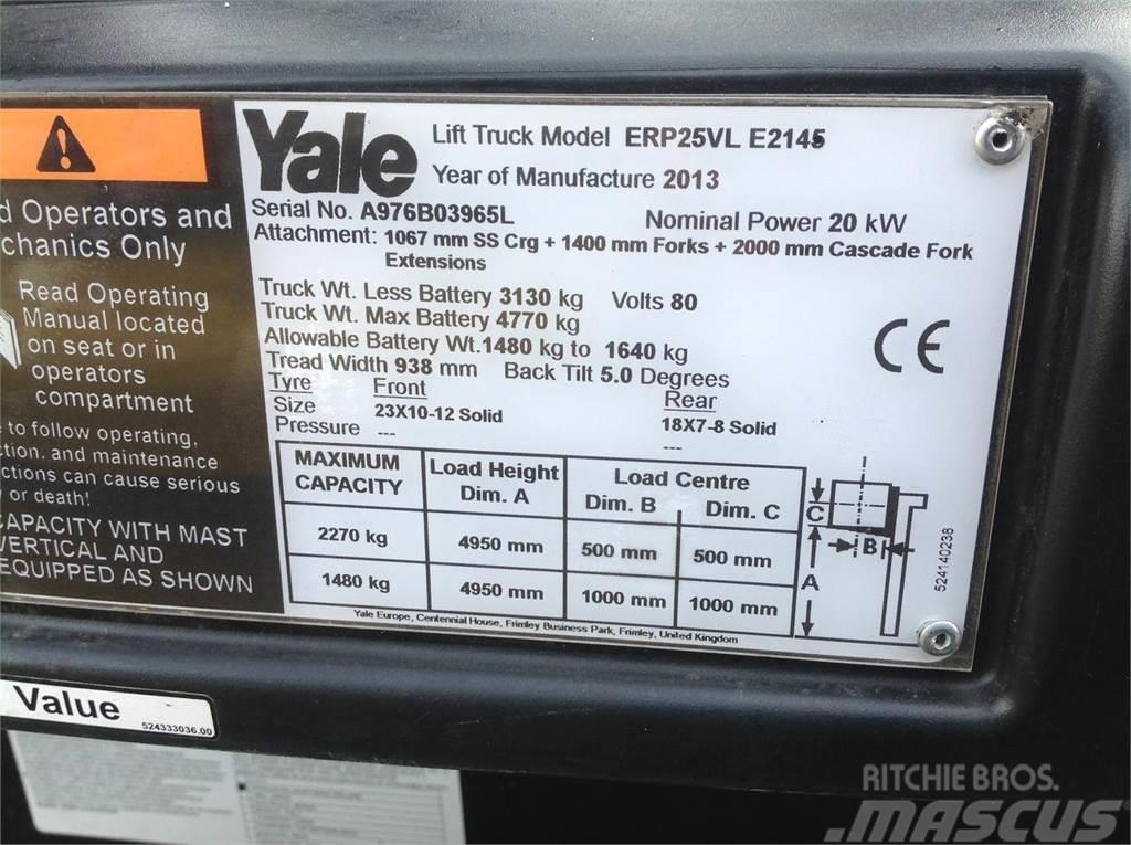Yale ERP 25 VL heftruck Elektriskie iekrāvēji
