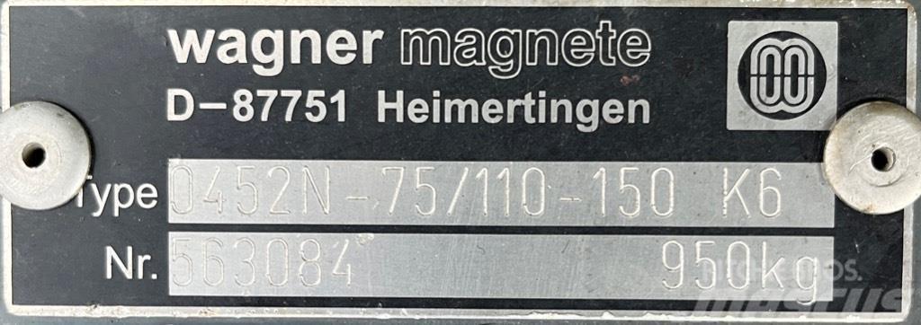 Wagner 0452N-75/110-150 K6 Neodymium overband magnet Šķirošanas aprīkojums