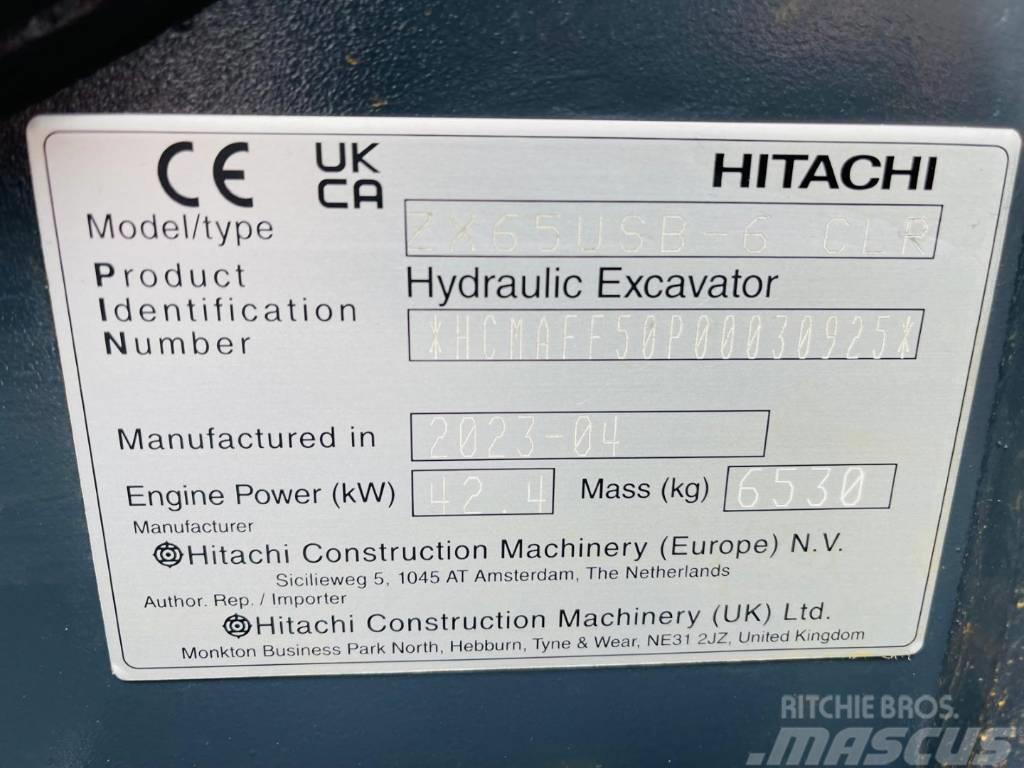 Hitachi ZX 65 US B-6 Mini ekskavatori < 7 t