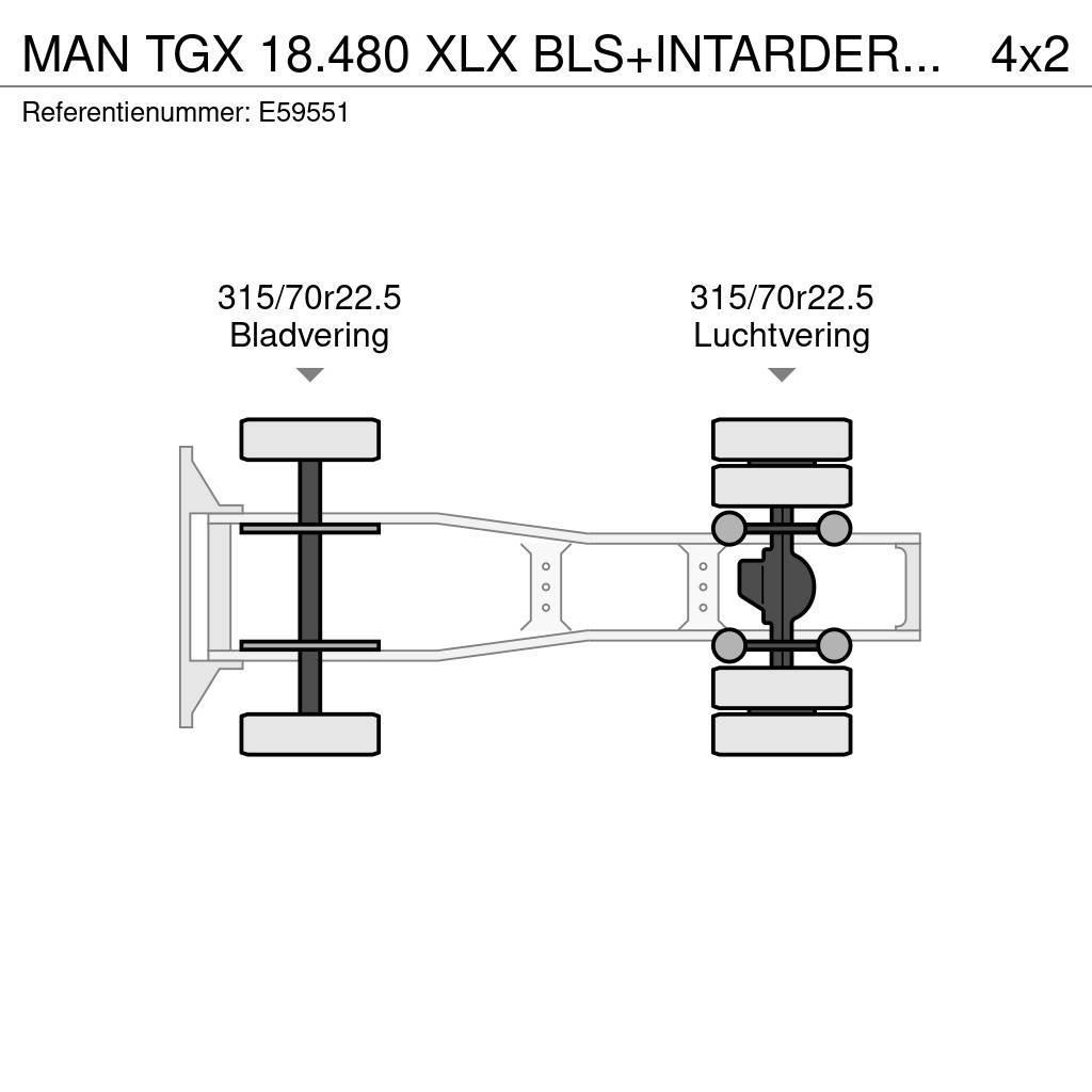MAN TGX 18.480 XLX BLS+INTARDER+E5 Vilcēji