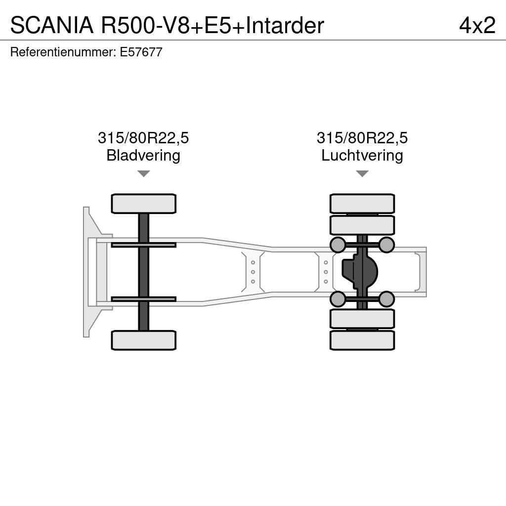 Scania R500-V8+E5+Intarder Vilcēji