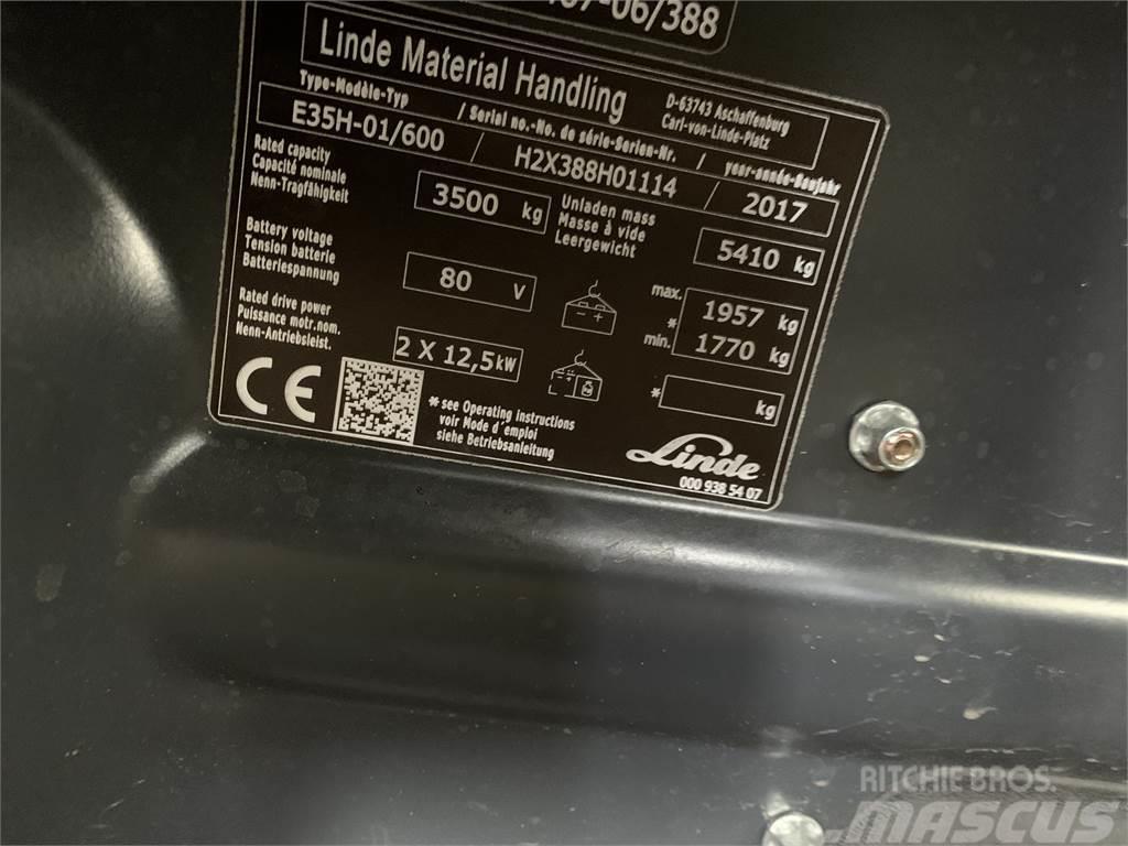 Linde E35/600H Elektriskie iekrāvēji