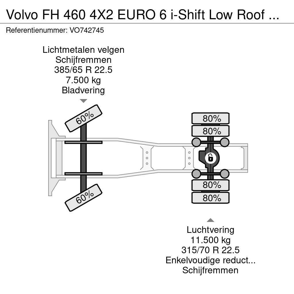 Volvo FH 460 4X2 EURO 6 i-Shift Low Roof APK Vilcēji