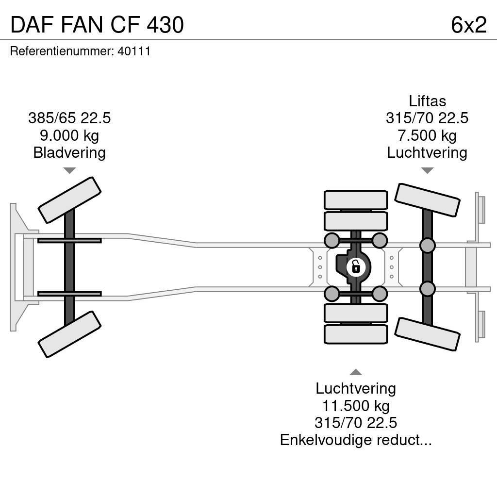 DAF FAN CF 430 Treileri ar āķi