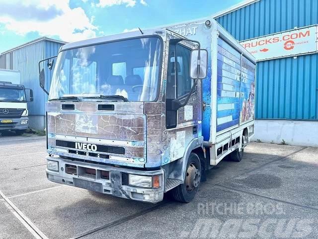 Iveco EuroCargo 75 E12 FULL STEEL CHASSIS WITH BOX (EURO Furgons