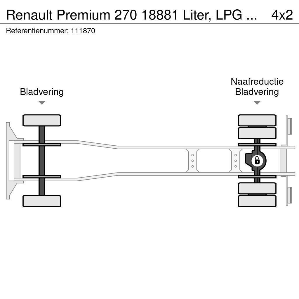 Renault Premium 270 18881 Liter, LPG GPL, Gas tank, Steel Autocisterna