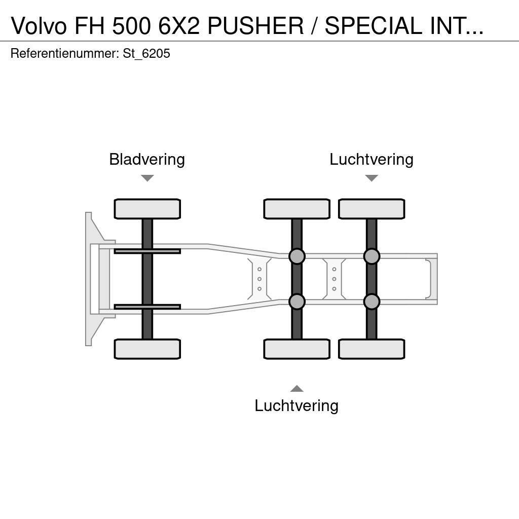Volvo FH 500 6X2 PUSHER / SPECIAL INTERIOR Vilcēji
