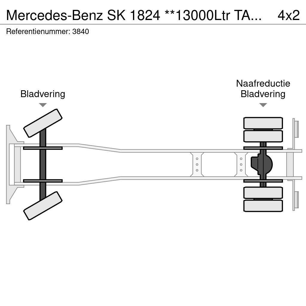 Mercedes-Benz SK 1824 **13000Ltr TANK-FULL STEEL**TOPSHAPE** Autocisterna