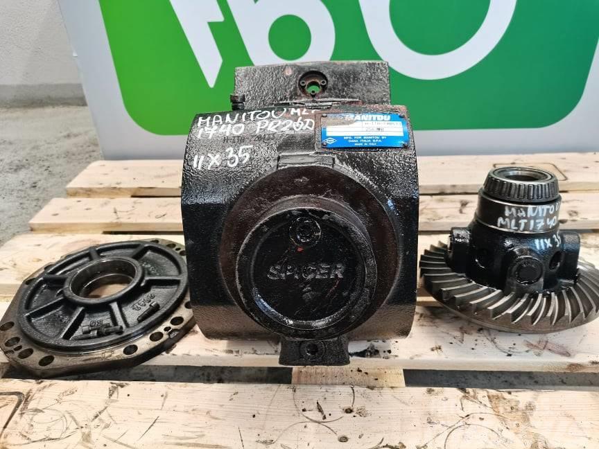 Manitou MT 1740 {Spicer 11X35} differential Asis