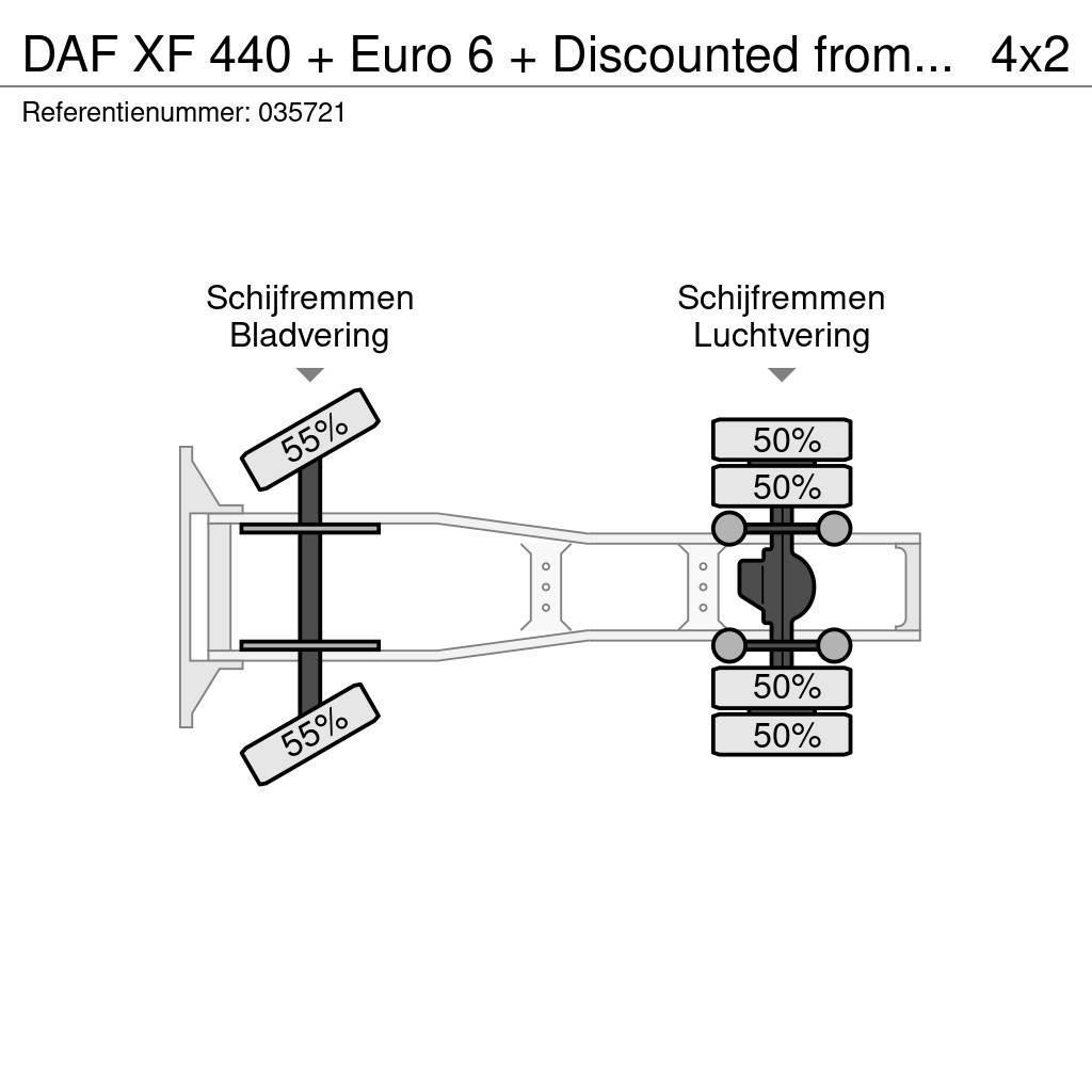 DAF XF 440 + Euro 6 + Discounted from 21.950,- Vilcēji
