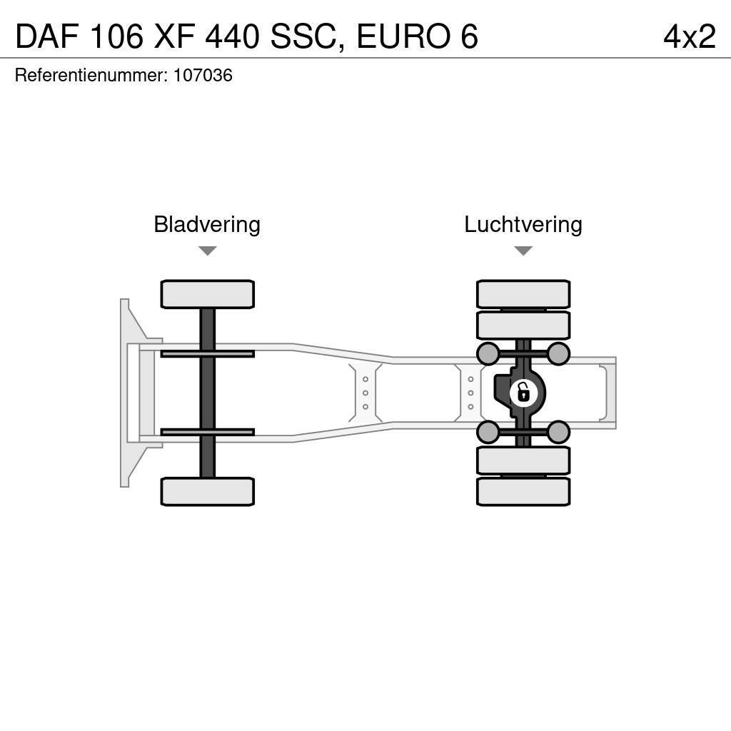 DAF 106 XF 440 SSC, EURO 6 Vilcēji