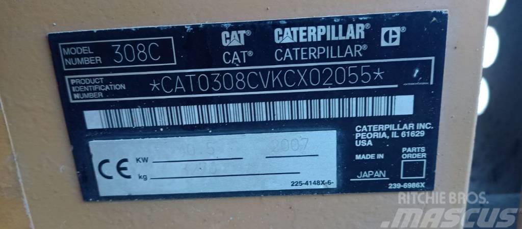 CAT 308 C Kāpurķēžu ekskavatori