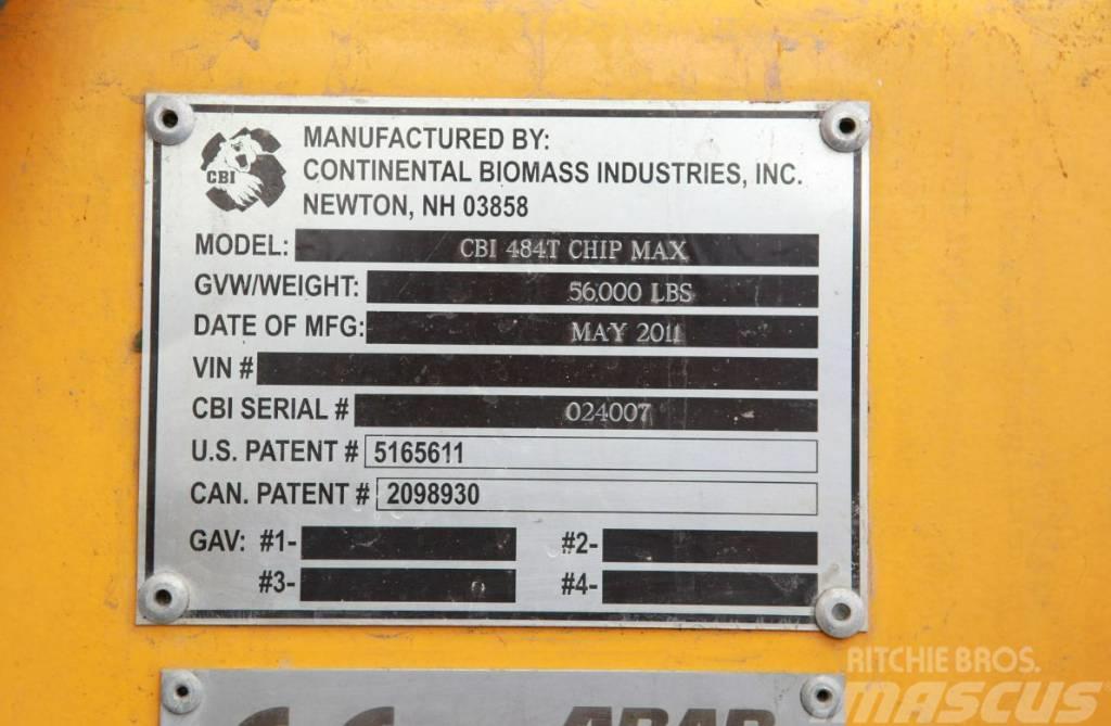 CBI Chipmax 484VR Koksnes šķeldotāji