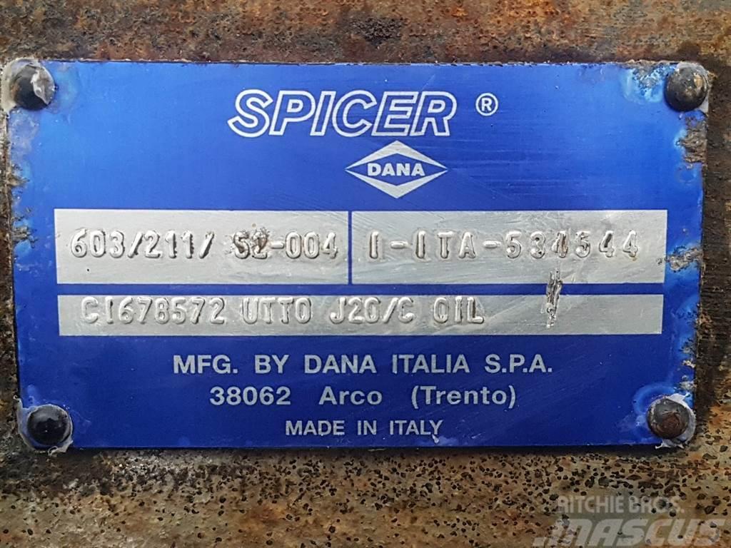Manitou 180ATJ-Spicer Dana 603/211/52-004-Axle/Achse/As Asis