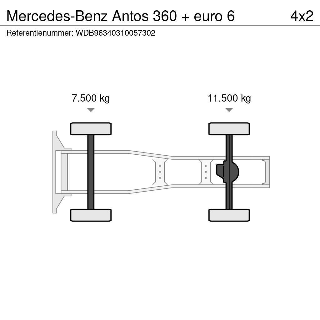 Mercedes-Benz Antos 360 + euro 6 Vilcēji