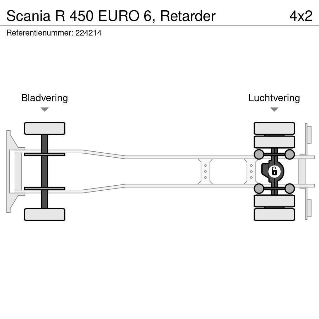 Scania R 450 EURO 6, Retarder Furgons