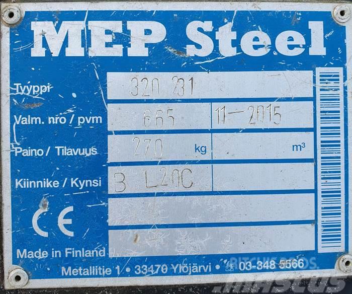  MEP Steel BRETEC L20C ISKUVASARAN KIINNIKELEVY NTP Ātrie savienotāji