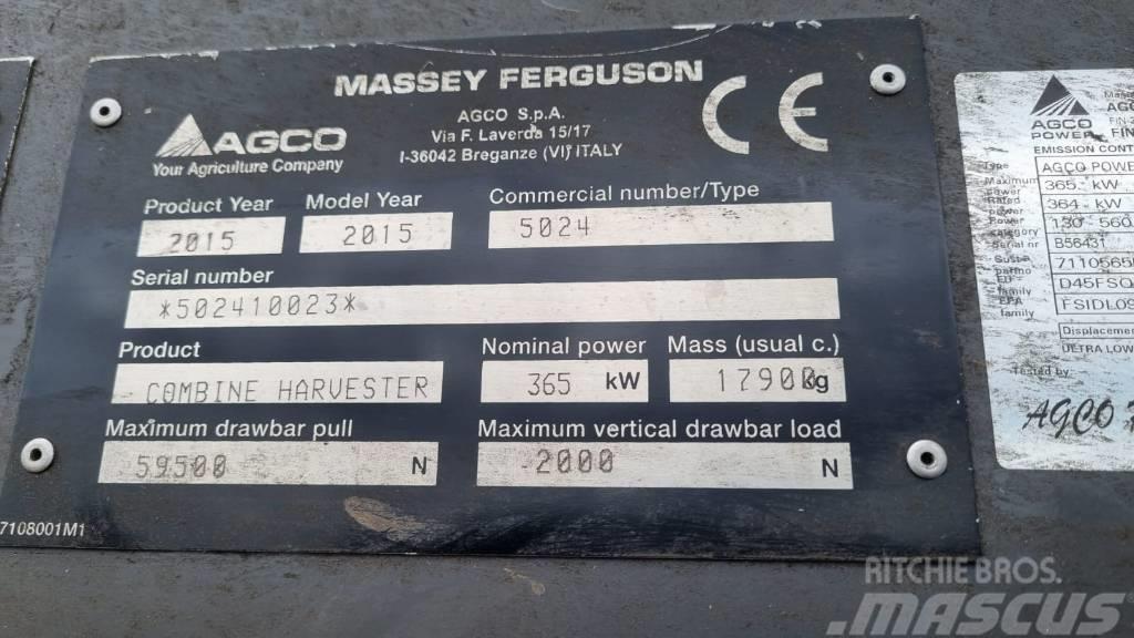 Massey Ferguson 9380 Ražas novākšanas kombaini