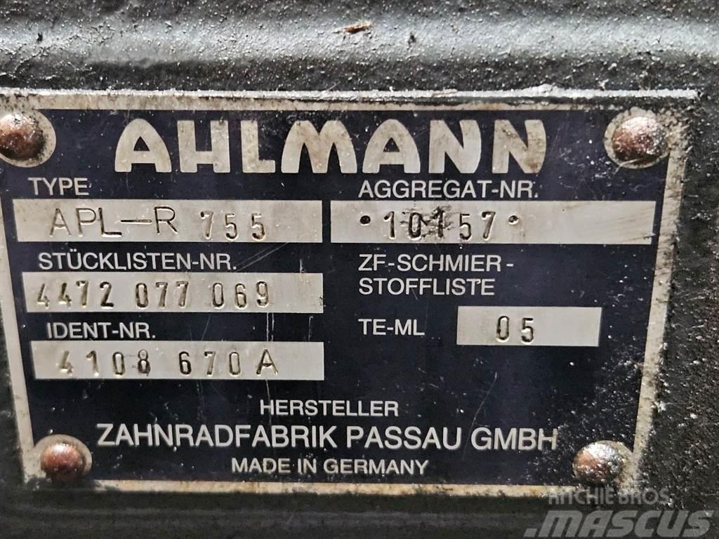 Ahlmann AZ14-4108670A-ZF APL-R755-Axle/Achse/As Asis