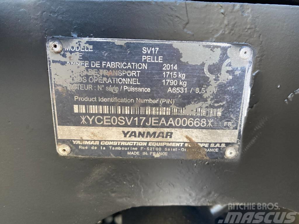 Yanmar SV 17 Mini ekskavatori < 7 t