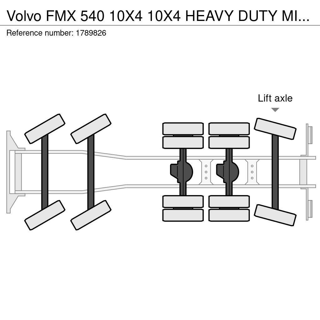 Volvo FMX 540 10X4 10X4 HEAVY DUTY MINING KH KIPPER/TIPP Pašizgāzējs