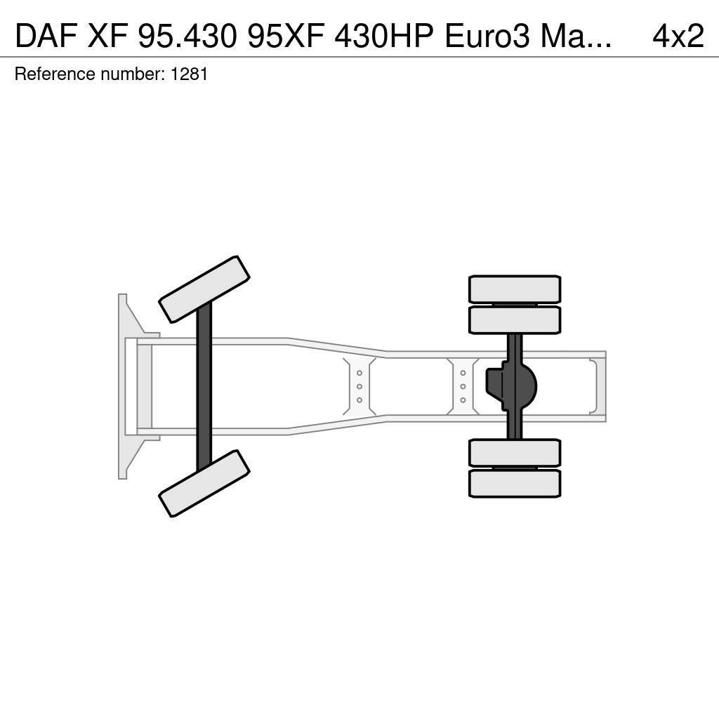 DAF XF 95.430 95XF 430HP Euro3 Manuel Gearbox Hydrauli Vilcēji