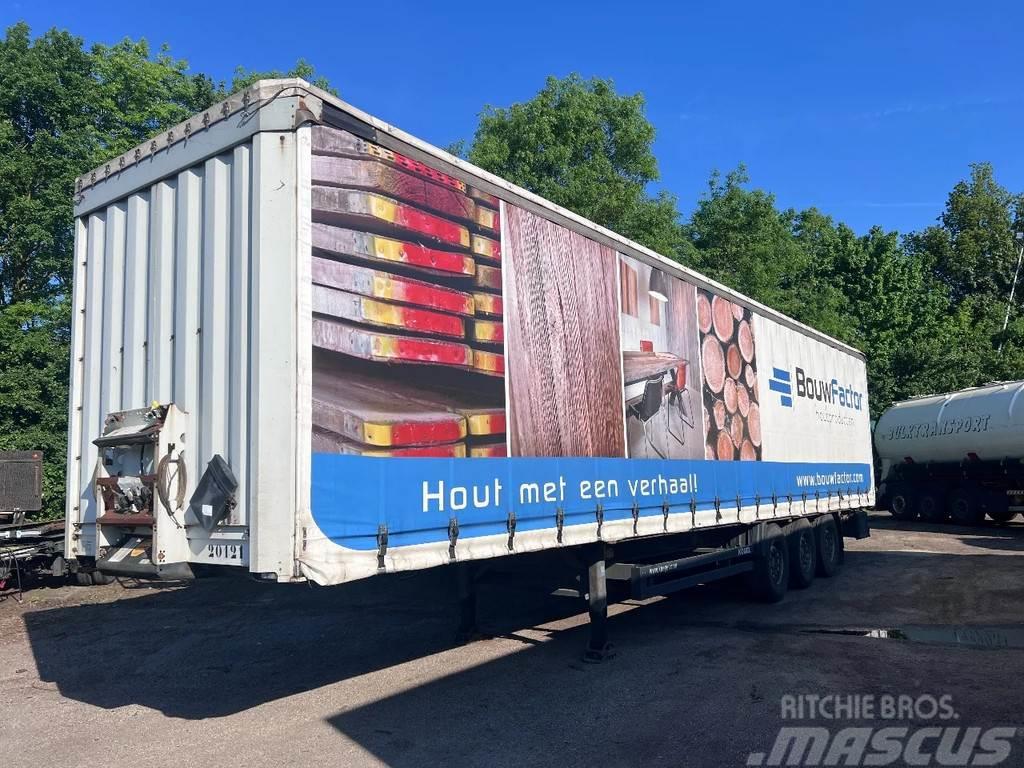 Krone SD // SAF AXLES SCHUIFZEIL Curtainsider semi-trailers
