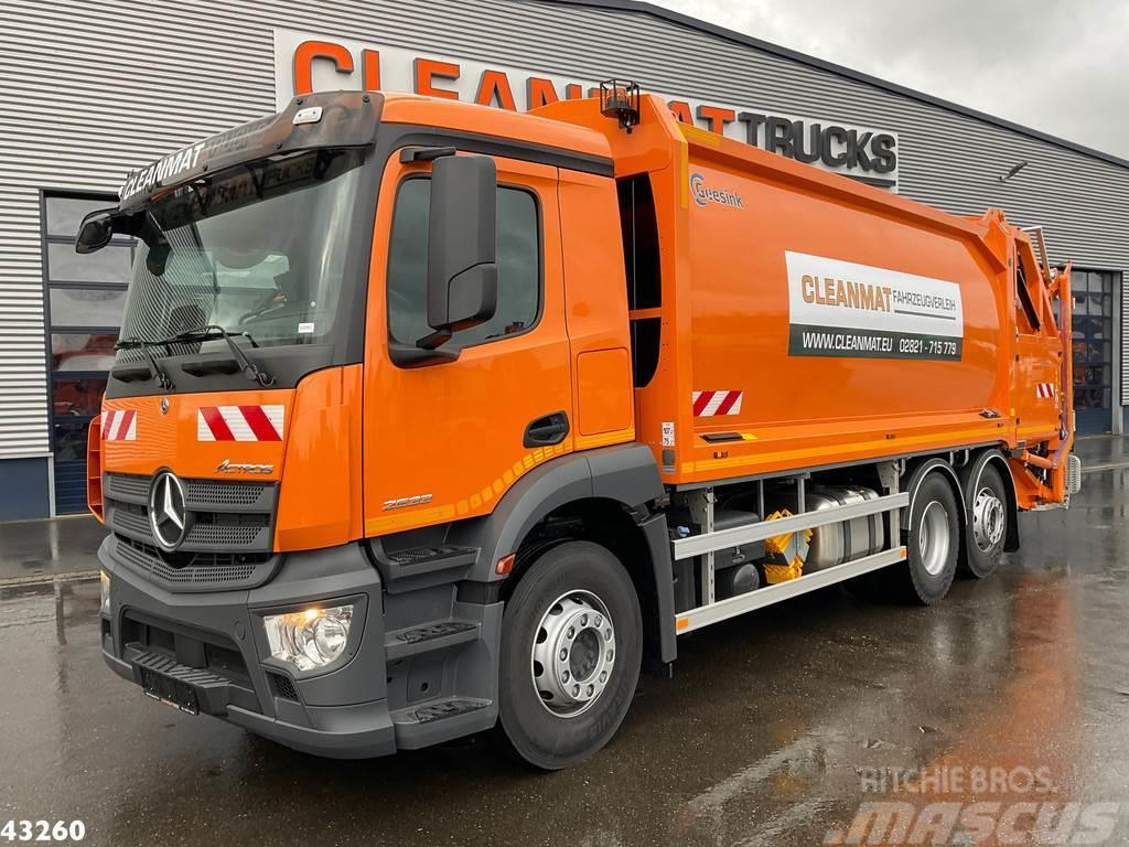 Mercedes-Benz Actros 2533 Geesink 23m³ GEC Welvaarts weegsysteem Atkritumu izvešanas transports