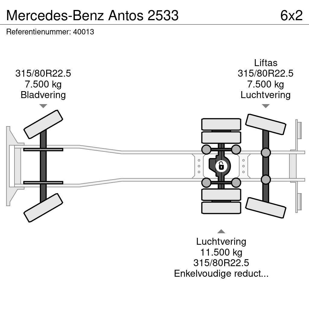 Mercedes-Benz Antos 2533 Atkritumu izvešanas transports