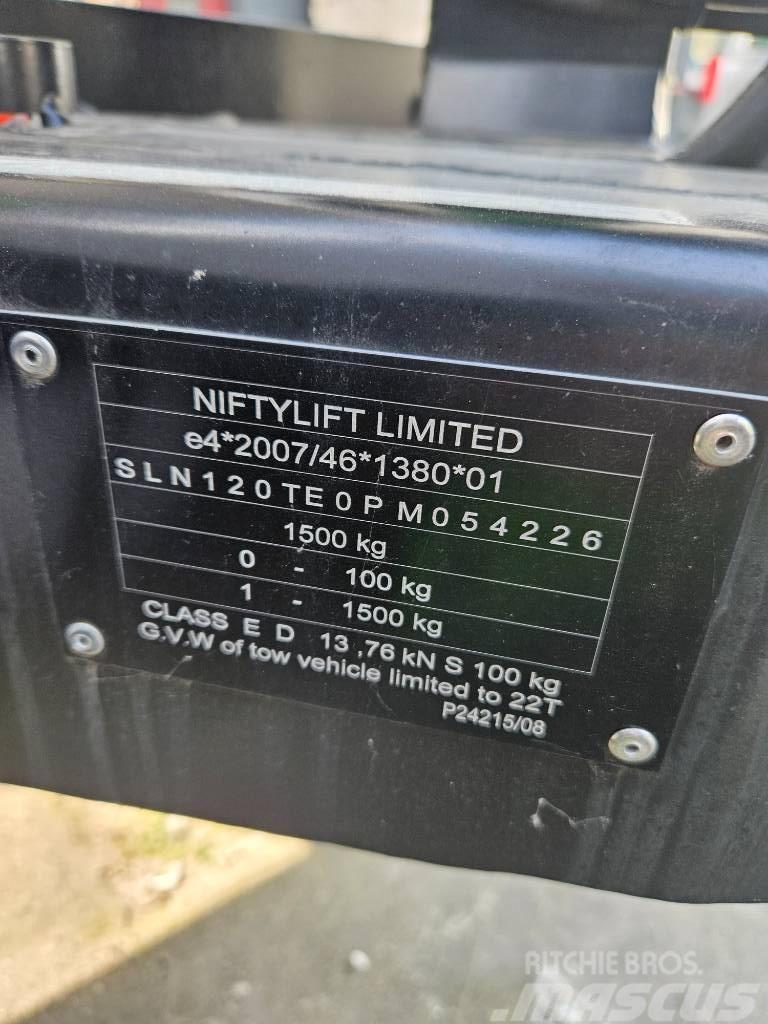 Niftylift 120 T Pacēlājplatformas - piekabes