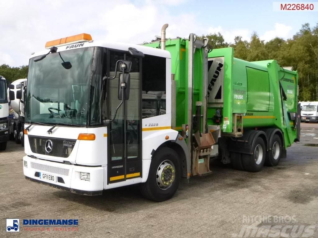 Mercedes-Benz Econic 2629LL 6x4 RHD Faun refuse truck Atkritumu izvešanas transports