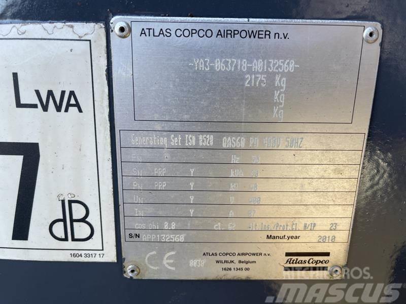 Atlas Copco QAS 60 Dīzeļģeneratori