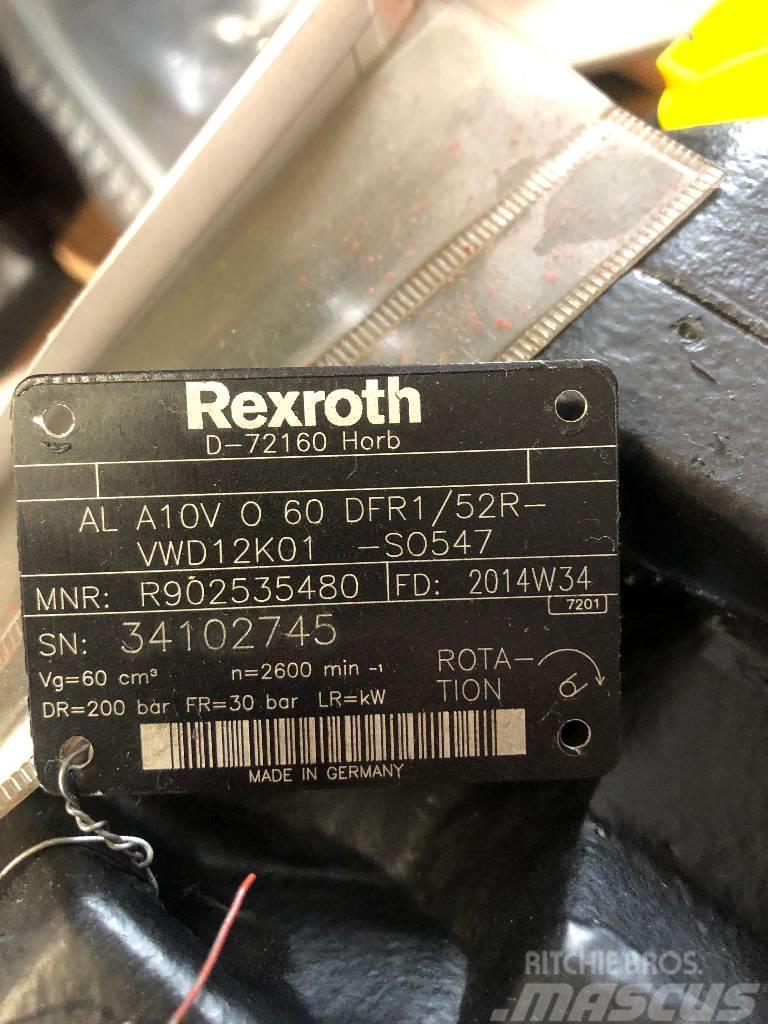 Rexroth AL A10V O 60 DFR1/52R-VWD12K01 -SO547 Citas sastāvdaļas