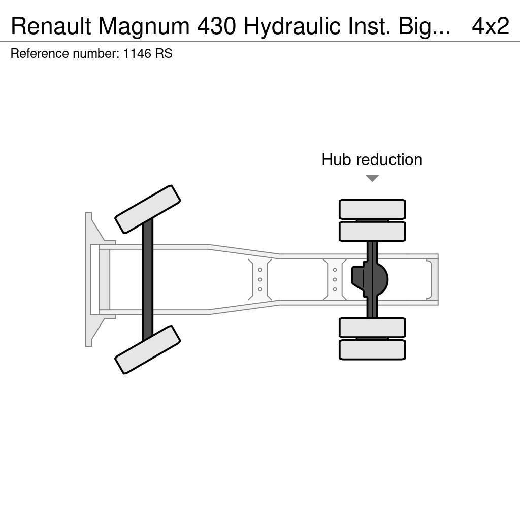 Renault Magnum 430 Hydraulic Inst. Big Axle Good Condition Vilcēji
