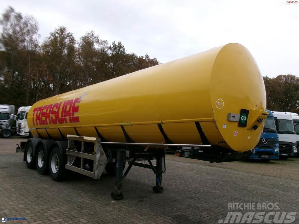  Crane Fruehauf Food (beer) tank inox 30 m3 / 2 com Autocisternas
