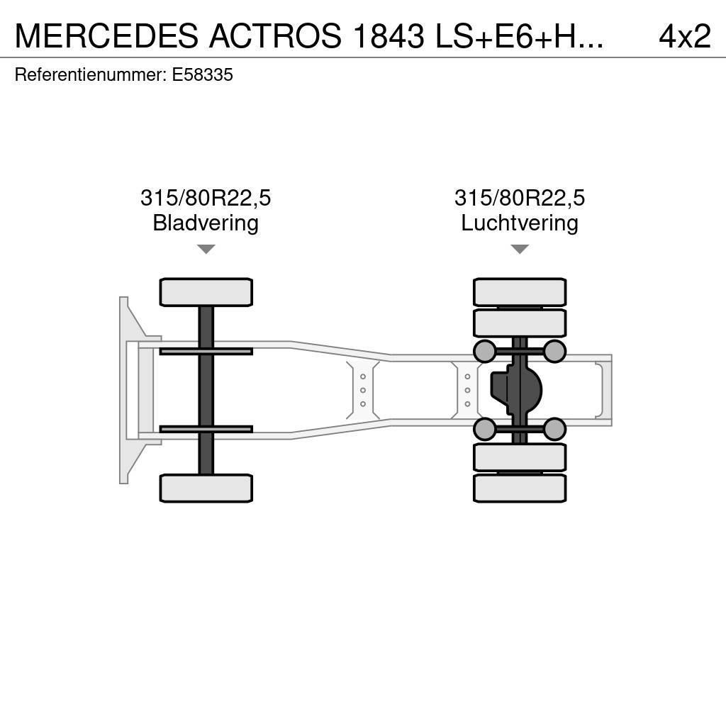 Mercedes-Benz ACTROS 1843 LS+E6+HYDRAULIQUE Vilcēji