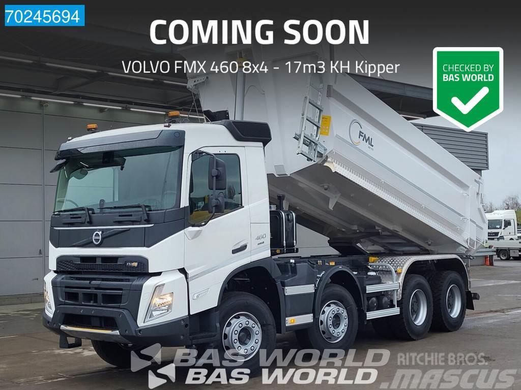 Volvo FMX 460 8X4 COMING SOON! VEB 17m3 KH Kipper Euro 6 Pašizgāzējs
