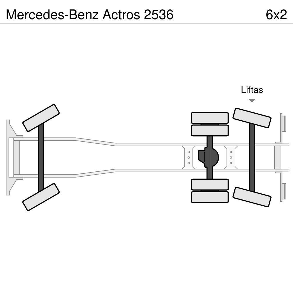Mercedes-Benz Actros 2536 Kombinētās vakumsūkņa mašīnas
