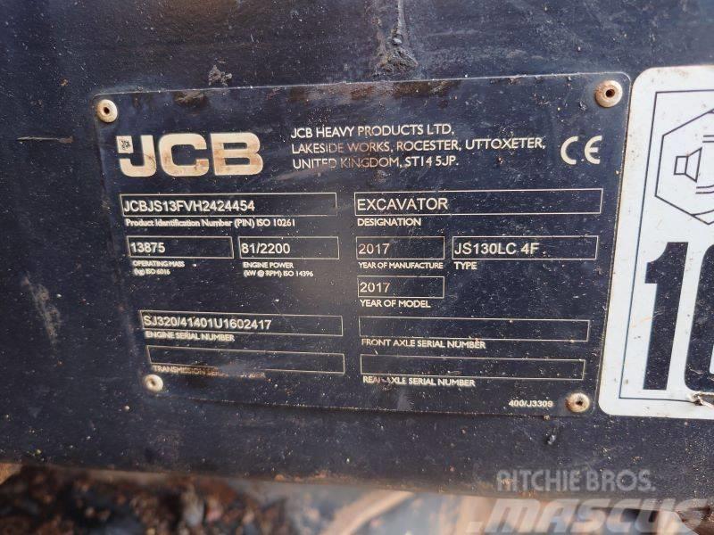 JCB JS 130 LC Kāpurķēžu ekskavatori