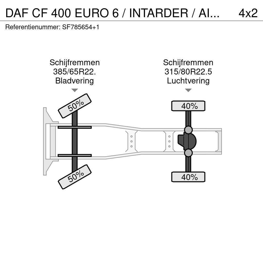 DAF CF 400 EURO 6 / INTARDER / AIRCO Vilcēji