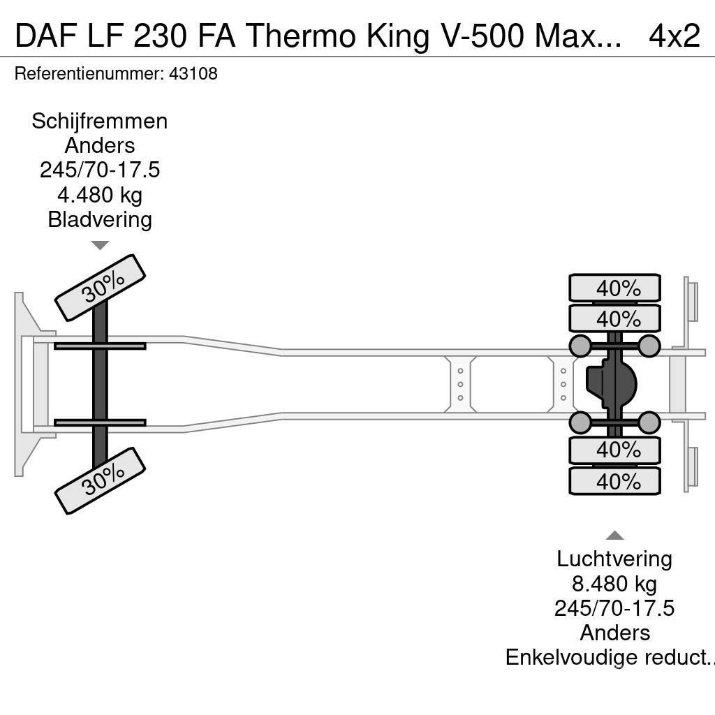 DAF LF 230 FA Thermo King V-500 Max Tiefkühler Kravas automašīnas - refrižeratori