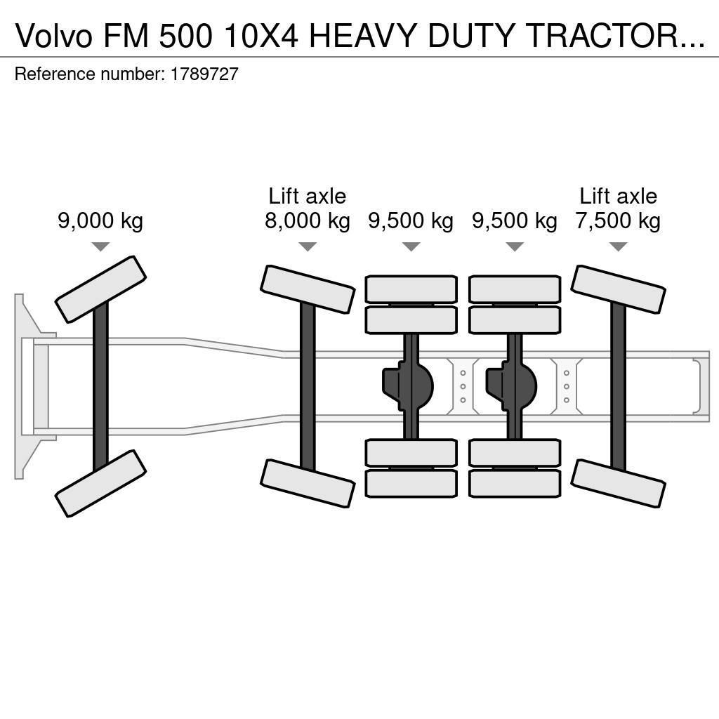Volvo FM 500 10X4 HEAVY DUTY TRACTOR/SZM/TREKKER Vilcēji