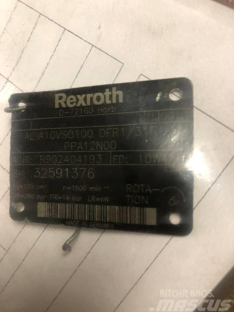 Rexroth AL A10VSO100 DFR1/31R-PPA12N00 Citas sastāvdaļas