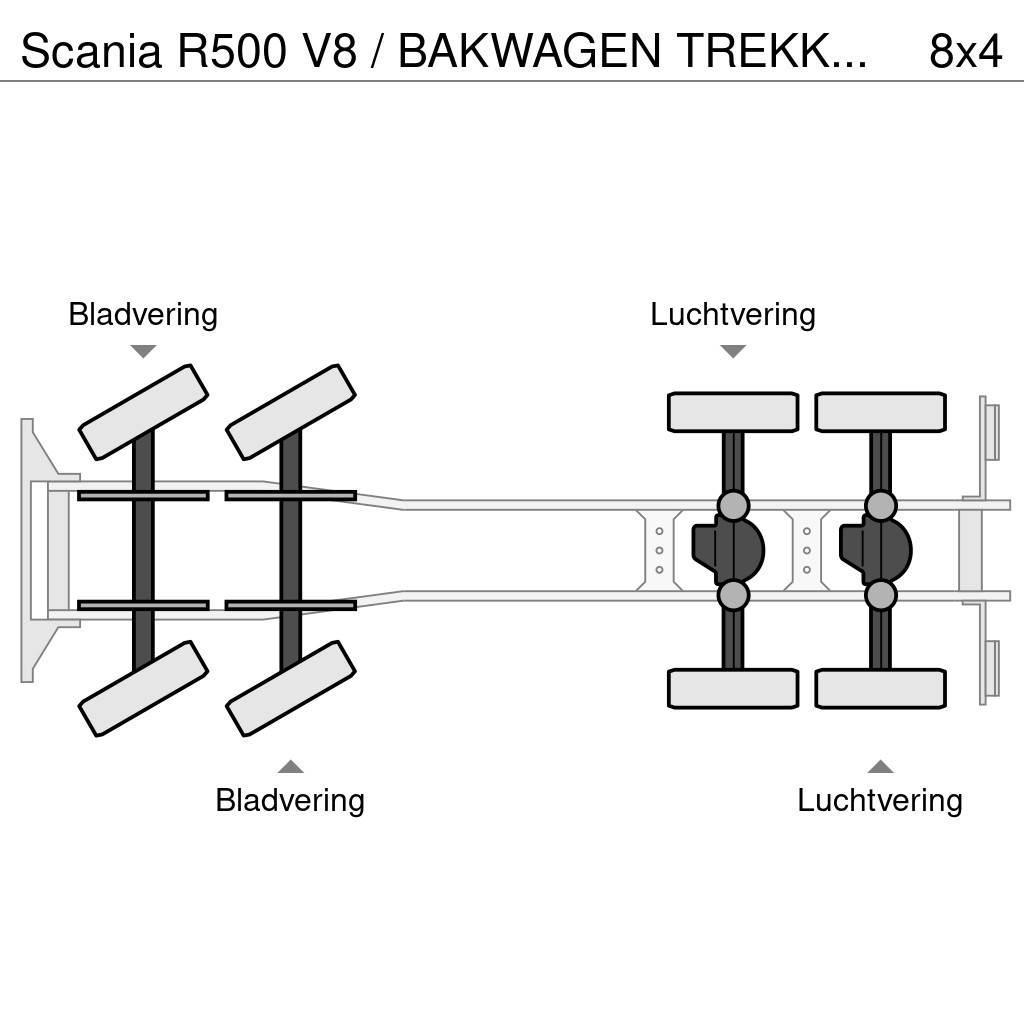 Scania R500 V8 / BAKWAGEN TREKKER COMBI / PALFINGER PK 53 Visurgājēji celtņi