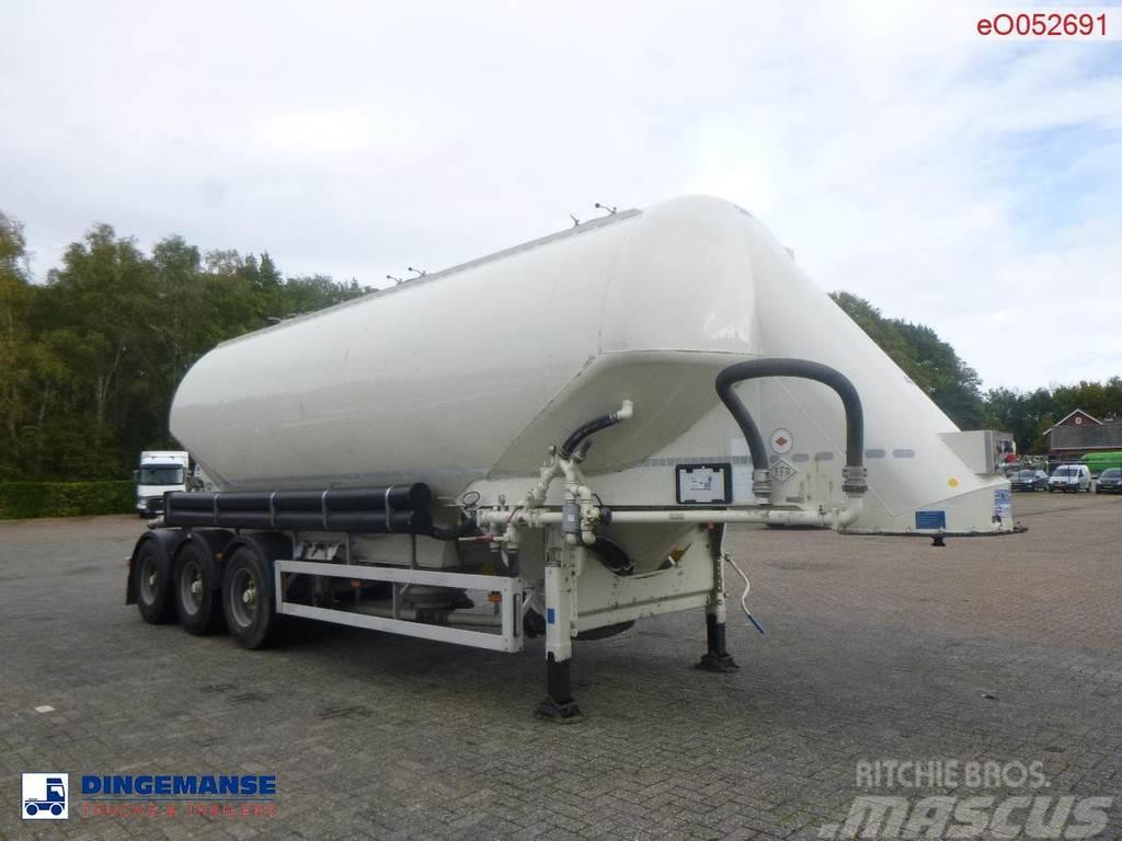 Feldbinder Powder tank alu 40 m3 / 1 comp Autocisternas