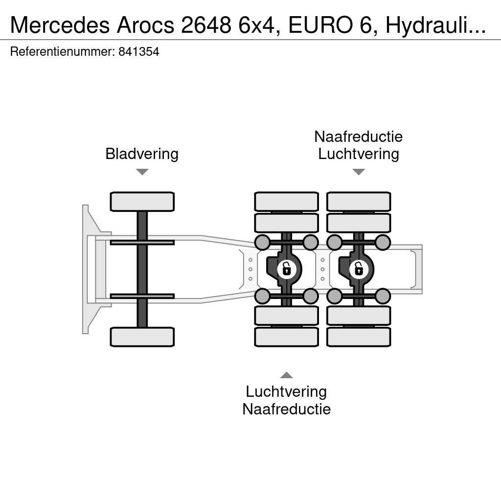 Mercedes-Benz Arocs 2648 6x4, EURO 6, Hydraulic, Retarder Vilcēji