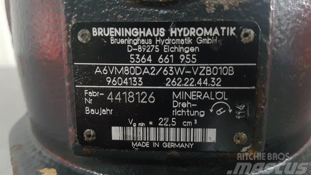 Brueninghaus Hydromatik A6VM80DA2/63W - Zeppelin ZL100 - Drive motor Hidraulika